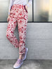 Further Sale! Red Shades Fantasy Jacquard Ruffle Wool Blend Pant