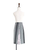 Surprise Sale! Multi Dots Scallop Detail Dotty Ruffle Pocket Pencil Skirt