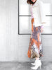 Surprise Sale! Animal Print Luminous Silk A-Line Midi Skirt