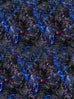 Galaxy Blue Textured Mesh Ruffle Sleeveless 2-Way Top