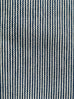 Blue Stripe Scallop Lapel Slouchy Fit Open Front Blazer