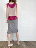 Last Chance! Fuchsia/Pink Set-of-Two Silky Tank With Ruffe Camisole