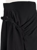 Surprise Sale! Black Ruched Handkerchief Hem Skirt