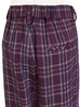 Surprise Sale! Magenta Checks Relax Fit Pleated Crop Trousers