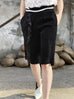 Surprise Sale! Classic Black High Waisted Tailor Ruffle Shorts