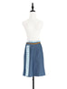 Surprise Sale! Chambray Blue High Waisted Tailor Ruffle Shorts