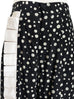 Surprise Sale! Black Dots Pleated Ruffle Fluid Trousers