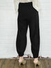 Surprise Sale! Black Casually Cool Ankle Jogger Trousers