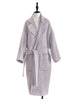 Lilac Relaxed Fit Luxury Woollen Belted Coat
