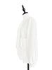 Surprise Sale! Ivory White Balloon Sleeve Button Front Wool Blend Jacket!